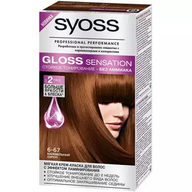 Краска для волос Syoss Gloss Sensation 6-67 Карамельный сироп