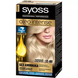 Краска для волос Syoss Oleo Intense 12-00 Платиновый блонд экстра