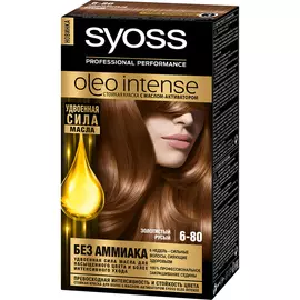 Краска для волос Syoss Oleo Intense 6-80 Золотистый русый