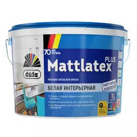 Краска Dufa Retail Mattlatex Plus матовая белая 1 л.