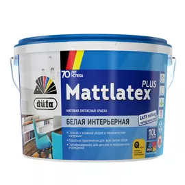 Краска Dufa Retail Mattlatex Plus матовая белая 10л