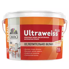 Краска Dufa Retail Ultraweiss Plus глубокоматовая 10 л.