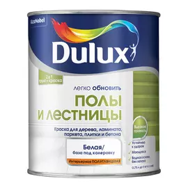 Краска Dulux полы и лестницы 0.75л bw