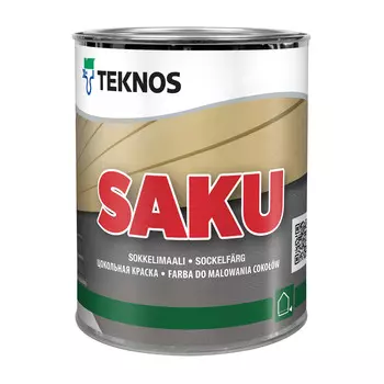 Краска фасадная Teknos Saku РМ1 1/0.9л