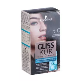 Краска Gliss kur 5-0 Натуральный каштановый