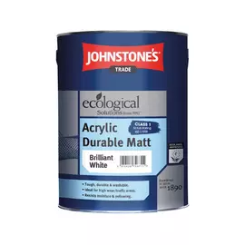 Краска JohnStones Acrylic Durable Brilliant White 10 л