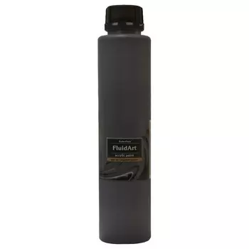 Краска KolerPark fluid art черный 800 мл