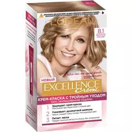 Краска L’Oreal Excellence Creme 8.1 Светло-русый пепелельный (A0692700)