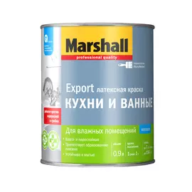 Краска латексная Marshall для кухни/вaнной /bc/ 0.9