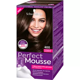 Краска-мусс для волос Schwarzkopf Perfect Mousse 400 Холодный эспрессо