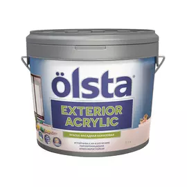 Краска Olsta Exterior Acrylic фасадная База А 9 л