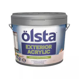 Краска Olsta Exterior Acrylic фасадная База С 9 л