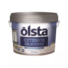 Краска Olsta Exterior Silicone фасадная База С 9 л