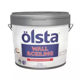 Краска Olsta Wall&Ceiling База С 0,9 л