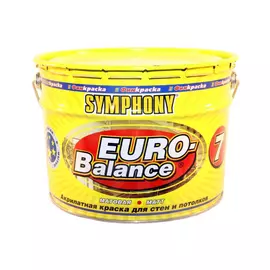 Краска в/э Symphony Euro-Balance 7 База A 2.7л металлическое ведро