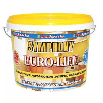Краска Symphony Euro-Life Шелковисто-матовая А 2,7 л