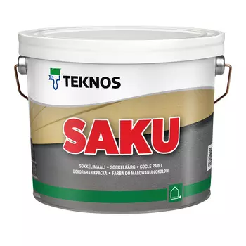 Краска Teknos Фасадная Saku РМ1 3/2.7л