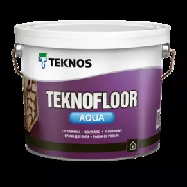 Краска полуглянцевая бесцветная Teknos Teknofloor Aqua PM3 3/2,7 л