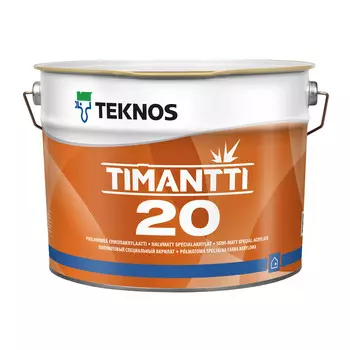 Краска Teknos Timantti рм3 полуматовая 10/9л