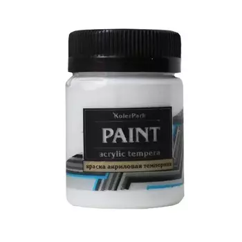 Краска темперная KolerPark белая 50 мл