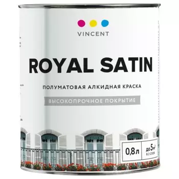 Краска универсальная Vincent a-2 База А 0.8л