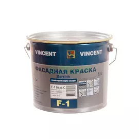 Краска Vincent F-1 Base а 2.7л плиолитовая мат (091-004)