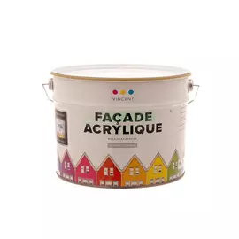 Краска акрилатная матовая Vincent Facade Acrylique f-2 Base с 8.1л (091-033)