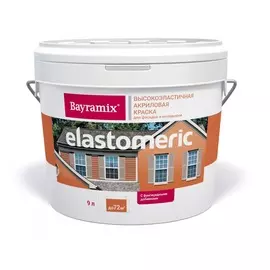 Краска высокоэластичная Bayramix эластомерик 14.2кг / 9 л