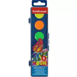 Краски акварельные Erich Krause 6 цветов (39108)