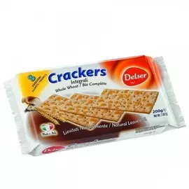 Крекеры Delser из непросеянной муки 200 г