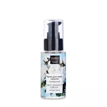 Крем для лица Miko White rose питательный, ночной, для регенерации 30 мл