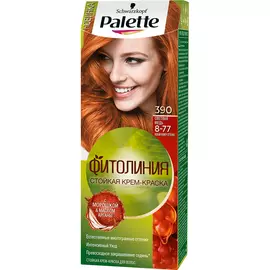 Крем-краска для волос Palette Фитолиния 8-77, 390 Светлая медь 110 мл