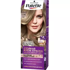 Крем-краска для волос Palette Интенсивный цвет Роскошный блонд 8-140 Песочный русый 110 мл
