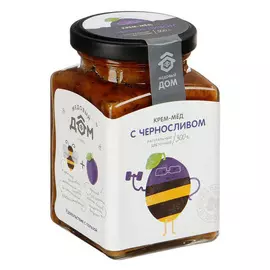Крем-мед Медовый дом с черносливом 300 г