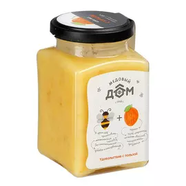 Крем-мед Медовый дом с курагой 300 г