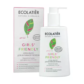 Крем-мыло для интимной гигиены Ecolatier детское 3+ 250 мл