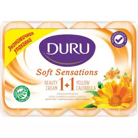 Крем-мыло Duru Soft Sensations Календула 4x90 г