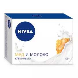 Крем-мыло Мёд и молоко 100 г Nivea