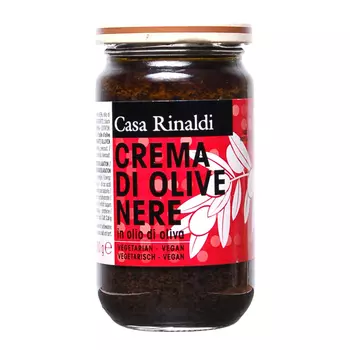 Крем-паста Casa rinaldi из маслин в оливковом масле 180 г