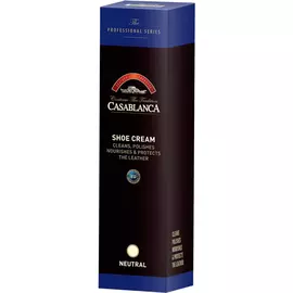 Крем-воск Casablanca для полировки обуви бесцветный 75 мл