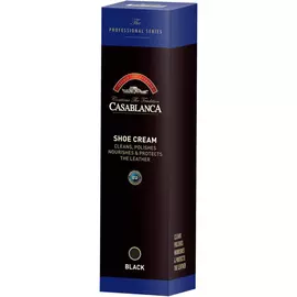 Крем-воск Casablanca для полировки обуви черный 75 мл