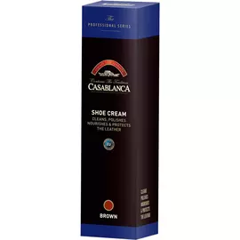 Крем-воск Casablanca для полировки обуви коричневый 75 мл