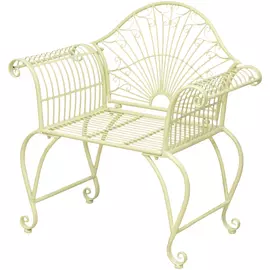 Кресло Anxi jiacheng металлический белый 83x88x45см