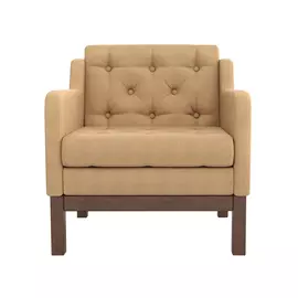 Кресло AS Алана 75.5x82x83 орех/бежевый