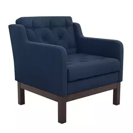 Кресло AS Алана 75.5x82x83 венге/деним