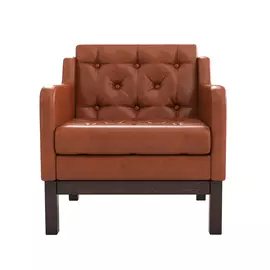 Кресло AS Алана 75.5x82x83 венге/оранжевый