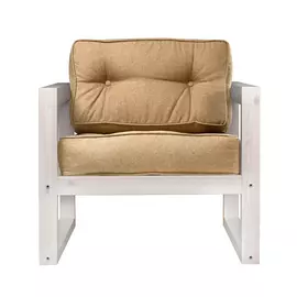 Кресло AS Алекс 80x73x65 беленый дуб/бежевый