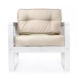 Кресло AS Алекс 80x73x65 белый/белый