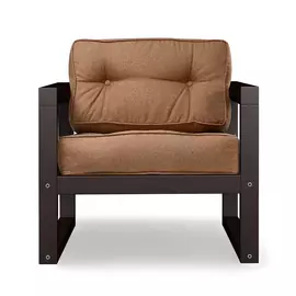 Кресло AS Алекс 80x73x65 венге/коричневый