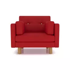Кресло AS Изабелла м 90x80x83 красный